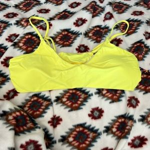 Yellow swim top